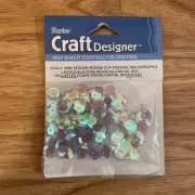 Craft Designer Cupped Sequins Crystal Iridescent 8MN