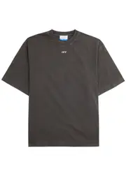 Off-white Saint Matthew Logo-print Cotton T-shirt - Black Grey XL