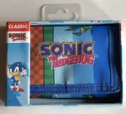 Sonic The Hedgehog Tri-fold Wallet [Kids, Adults,] Brand New in Box