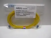 Aria 30ft 9m LC to LC SMF Single Mode Duplex 9/125 Fiber Patch Jumper Cable