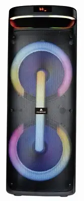 Max Power DJ Speaker - MPD1010B-PARTY BOX Different LED lights MIC for Karaoke!