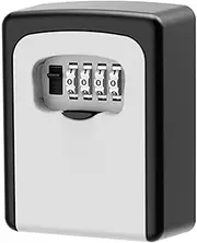 Homoyoyo Wall Mount Key Lock Box for House Keys Digital Code Storage Indoor Outdoor Key Safe Enhanced Security Convenient Access Stylish Design Key Capacity