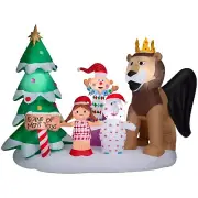 Gemmy Inflatable 10' Rudolph The Red Nosed Reindeer Island of Misfit Toys