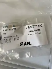 100 AFL SC FAST-SC-SM-Singlemode Fiber Optic Connectors 0.9/0.25mm Qty 100