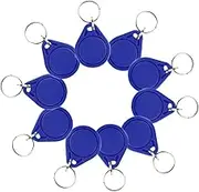 jasugKEY JASAG 10pcs Rewritable UID Smart Keys, Mi-Fare 1K S50 RFID Cards Token NFC Tag Copy Fobs, 13.56MHz ABS Access Control Writable Copy Card, Comply ISO 14443A, Block 0 Sector