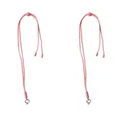2x Urban Products Nylon Pop Universal Mobile Phone Cord/Sling Adjustable Pink
