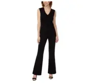NWT BUFFALO by David Bitton Ladies' Ponte Sleeveless Jumpsuit, Black, Medium