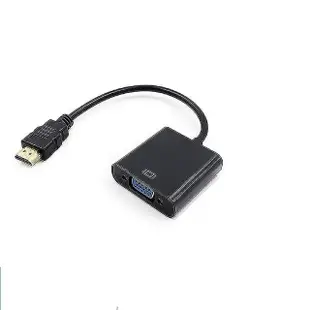 【最高畫質】HDMI to VGA轉接線 HDMI轉VGA 電腦轉電視(音源版/無音源版)