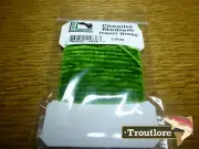 INSECT GREEN MEDIUM CHENILLE RAYON HARELINE DUBBIN YARN - NEW FLY TYING MATERIAL