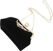 [VERDANVERSE] Stylish Rhinestone Clutch Handbag for Women Elegant Evening Purse for Weddings Cocktail Parties and Prom Chic Design with Chain Strap for Loved