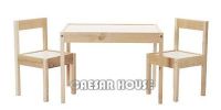 ╭☆凱薩小舖☆╮【IKEA】兒童天地 LATT 桌椅組(1桌2椅) 餐桌/讀書桌/畫圖桌/兒童桌