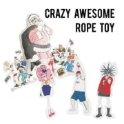 【BAD SANTA】MANDARINE BROTHERS CRAZY AWESOME ROPE TOY UNIQUE DOG TOY