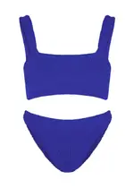 Hunza G Xandra Seersucker Bikini - Bright Blue - One Size ONE SIZE