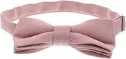 [Healvian] Adjustable Pink Bow Tie Handmade Bow Tie for Soft Cotton Material Lightweight Design for Parties and Costumes