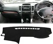AUTOXBERT Car Non-Slip Mats Dashboard Cover Dash Mat Car Dashboard Soundproof Mat Anti-Reflective Windshield for Toyota Prado J120 Series 2002-2009