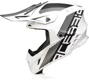 Acerbis X-Track VTR S21, motocross helmet , color: Matt Black/White , size: M