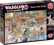 Jumbo, Wasgij, Destiny 23 Theme Park, Puzzles for Adults, 1,000 Piece, Multicolor, 25005