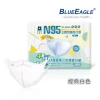 在飛比找大樹健康購物網優惠-【藍鷹牌】N95醫用／3D立體成人口罩／壓條款 白（50片/