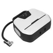 Car Air Pump Portable Vehicle Inflation Pump With LED Light LCD Screen 12V