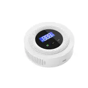 WiFi Enabled Gas Leak Detector with Digital Display and Temperature Sensor for Detection of Natural Gas Methane and Biog