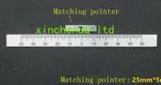 Bridgeport CNC Milling Machine 50° Degree Angle Plate Scale Ruler With Pointer