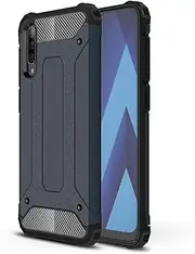[Vultic] Armor Samsung Galaxy A70 Case, Heavy Duty [4 Corners Shockproof Protection] Bumper Cover for Samsung Galaxy A70 (Navy Blue)