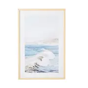 Breaking Waves Framed Glass Print 70x105cm