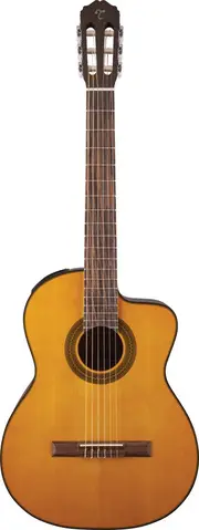 Takamine TGC1CENAT GC1 Series AC/EL Classical Guitar with Cutaway in Natural Gloss Finish