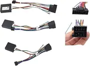 Radio Wiring Harness CAN Bus Decoder 16Pin Plug to ISO Connector Car Android Cable Adapter Compatible for Citroen Xsara