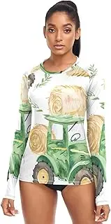 [RPLIFE] Squirrel Long Sleeve Swim Shirt Rashguard Surfing Long Sleeve Cooling Shirt