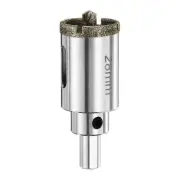 Diamond Hole Saw 1-1/8"(28mm) Tile Drilling Tool with Guiding Drill Bit