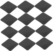 Generic 100pcs Square Anti- Paper Non Tarnish Strips Ring Cleaner Anti Tarnish Silver Protection Bags Abrasive Wax Strips Sqare Rust Tarnish Preventative Blitz Intercept Black