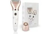 Electric Remover for Women - Painless Lady Shaver 2-in-1 Women Body Hair Removal Electric Razor for Face, Legs, Underarms and Bikini, Wet and Dry Cordless Waterproof Hair Shaver - Micro USB Recharge