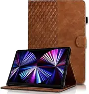 Oduio iPad Pro 11 Inch Case 2022 2021 2020 2018, iPad Air 5th /Air 4th Generation Tablet Case with Magnetic Clasp Premium PU Leather Flip Folio Tablet Cover, Brown