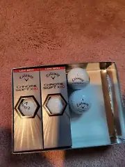 callaway chrome soft golf balls new..8 Balls..2 sleeves Chrome Soft X, 2 asst'd!