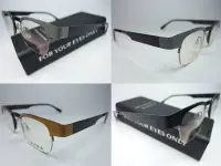在飛比找Yahoo!奇摩拍賣優惠-信義計劃 眼鏡 NAPA 日本製 厚板鈦金屬 復古眉框 威靈