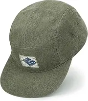 [Clakllie] Washed Cotton Baseball Cap 5-Panel Flat Brim Classic Snapback Cap Men's Casual Trucker Cap Camp Caps Plain Adjustable Dad Hats