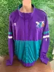 1997-1998 Charlotte Hornets Basketball Warm-Up Jacket Starter Size 54+4+4