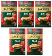 5 JACOBS INTENSE 3in1 Instant Coffee 24 Sticks Boxes 266g 9.38oz