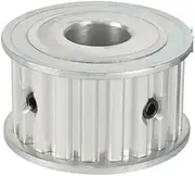 1pcs Aluminum Pulley XL18T Trapezoidal Tooth AF Shape Motor Pulley Bore 5/6/6.35/7/810/12/14/15/16 Mm Fit for Belt Width 10/15 Mm(6.35 mm,Belt Width 10 mm)