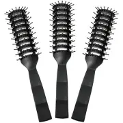 3 Pieces Vented Hair Brush Vent Brushes with Ball Tipped Bristles anti Static