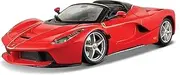 Scale Finished Model Car 1:24 Scale for Ferrari Laferrari Aperta Alloy Diecast Car Model Luxury Collection Vehicle Replica Collectibles Die-cast Vehicle(Red 2)