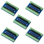 5pcs Nano Terminal Adapter for Arduino Nano V3.0 AVR ATMEGA328P Module Board US