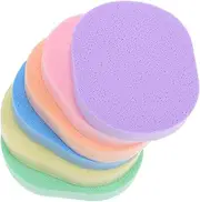 [Ipetboom] 6pcs Facial Cleansing Sponges Reusable Exfoliating Pads for Makeup Removal and Skin Cleansing Soft and Comfortable Face Wash Tools for Home and Travel