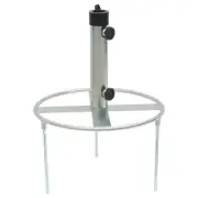 Heavy Duty Parasol Base with Ground Spikes for 38 48mm Silver Tubes