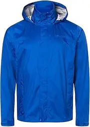 [Marmot] Men's PreCip Eco Jacket, Waterproof Jacket, Lightweight Hooded Rain Jacket, Windproof Raincoat, Breathable Windbreaker, Ideal for Running and Hiking