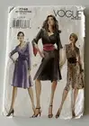 Vogue 7748 Sewing Pattern Size: 12-14-16 Petite Dress & Sash