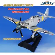 WITTY Hawker Sea Fury T20s Royal Navy VZ345 1/72 diecast plane model aircraft