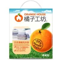 在飛比找蝦皮購物優惠-ORANGE HOUSE 橘子工坊 天然濃縮洗衣粉 4公斤 