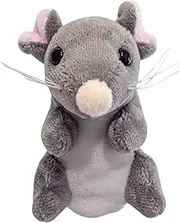 Toddler Finger Puppets - Mice Stuffed Animal Hand Puppets | Animal Finger Puppets | Stuffed Animal Fingers Puppets Plush - Interactive Toys for Storytelling - Role Play Christmas Birthday